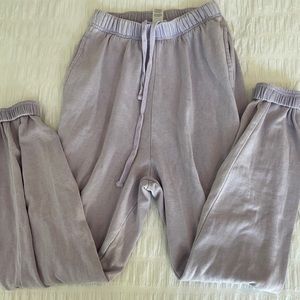 Purple Garage sweatpants, size XS